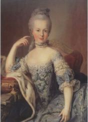 Martin van der Meytens, 1768- Portrait de Marie-Antoinette d'Autriche adolescente